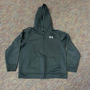 Under Armour Black Zip Jacket, Youth XL
